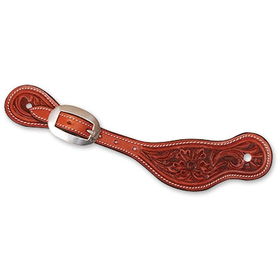 Martin Alpine Flower Tooled Spur Strap