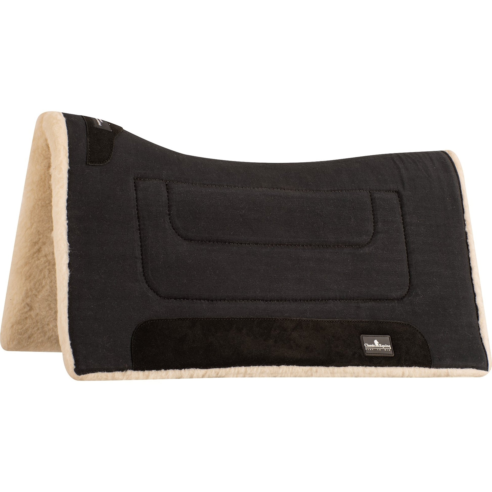 Classic Equine Performance Trainer Western Pad - Black