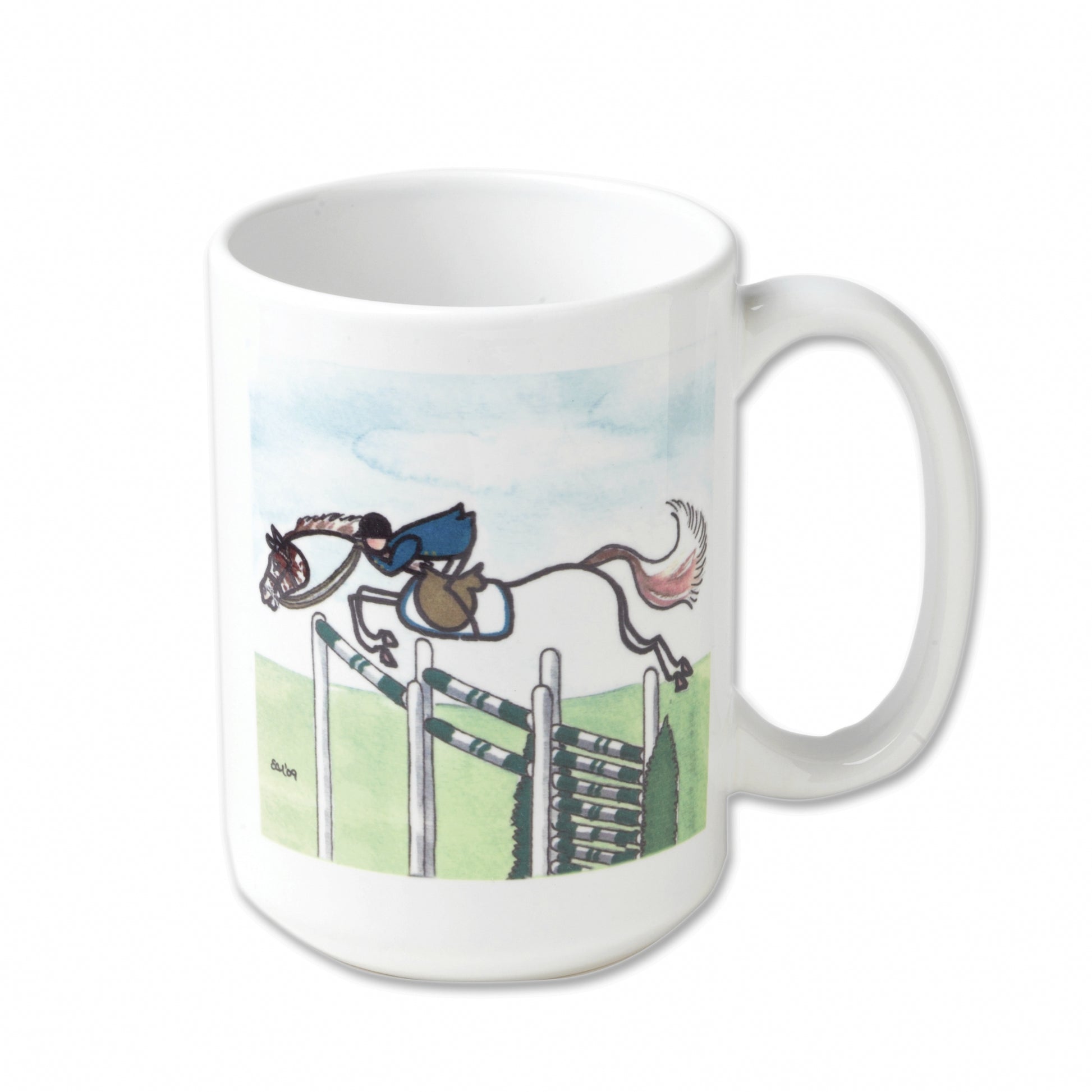 Stick Horse Mug - Green Triple Jump
