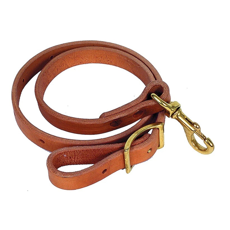 Fabtron Leather Tie Down with Solid Brass Hardware