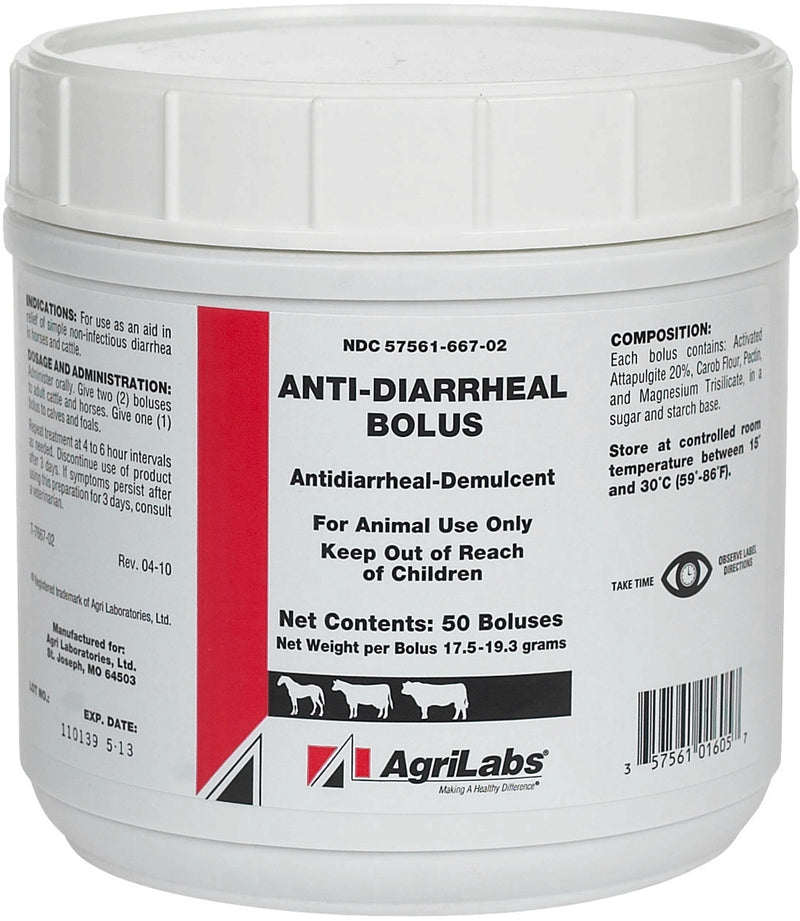 Agrilabs Anti-Diarrheal Cattle Bolus