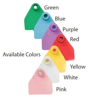 Destron Fearing Duflex Standard Round Hog Tag, 25 Pack