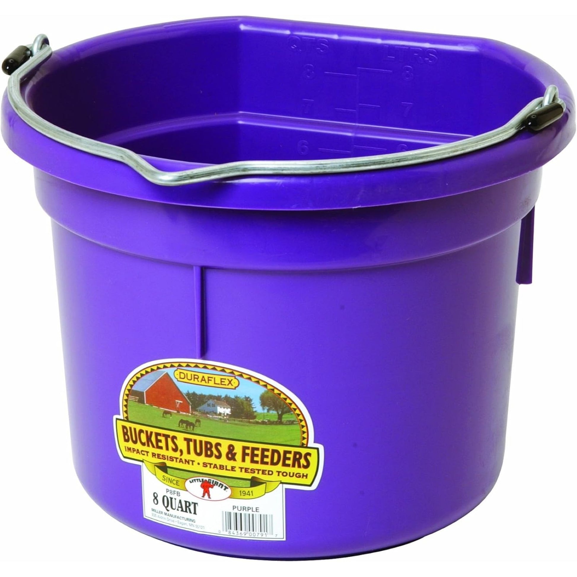 Little Giant Flat Back Plastic Bucket
