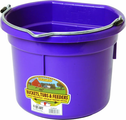 Little Giant Flat Back Plastic Bucket