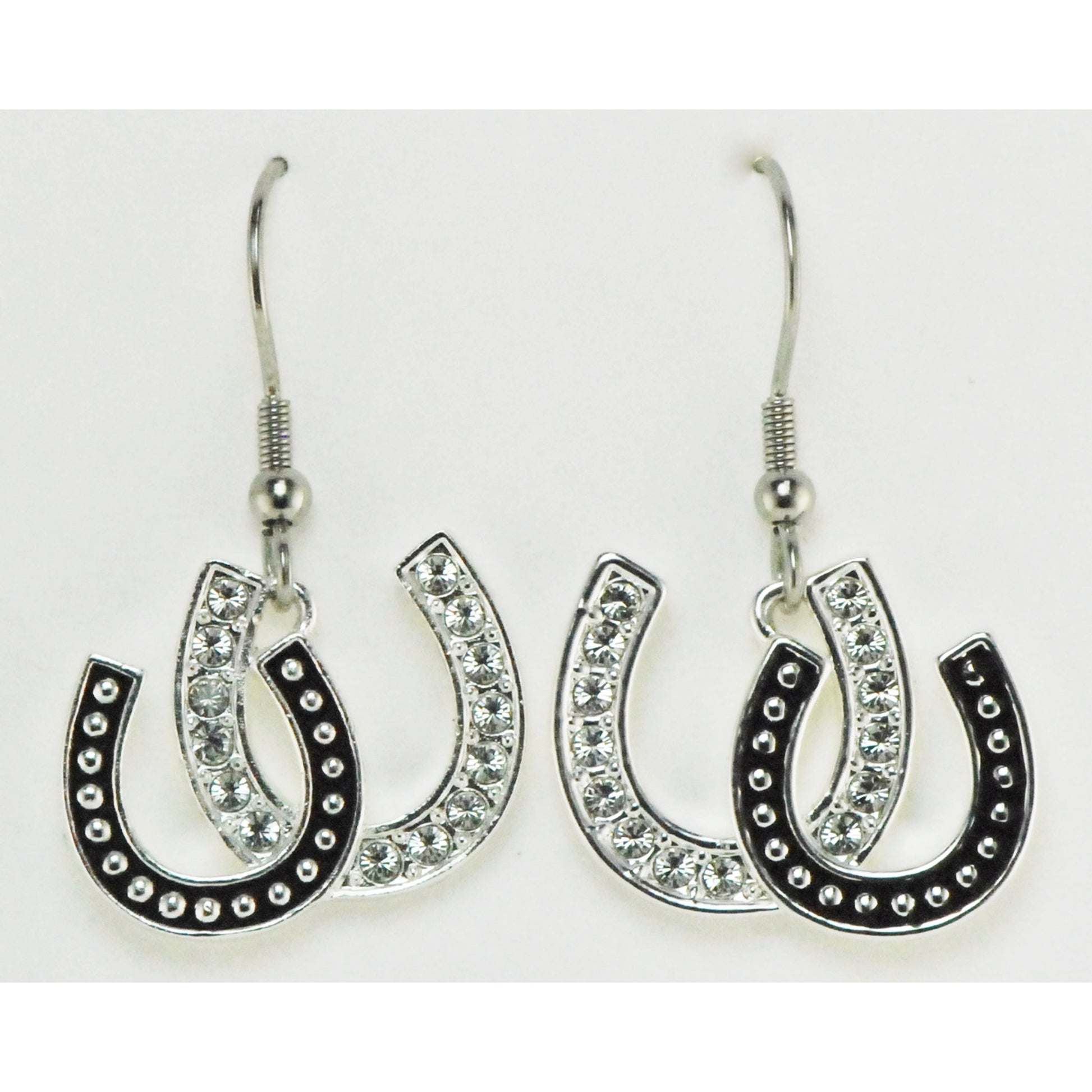 Western Edge Jewelry Double Horseshoe Earrings