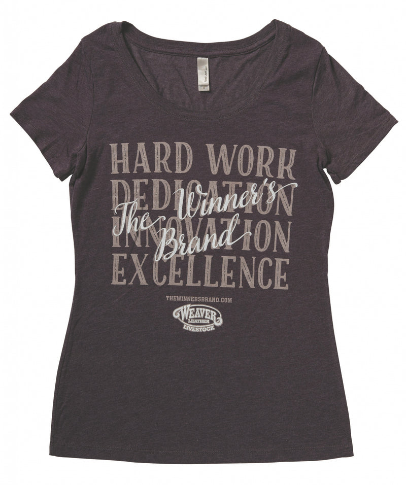 Weaver Ladies Hard Work Fitted T-Shirt