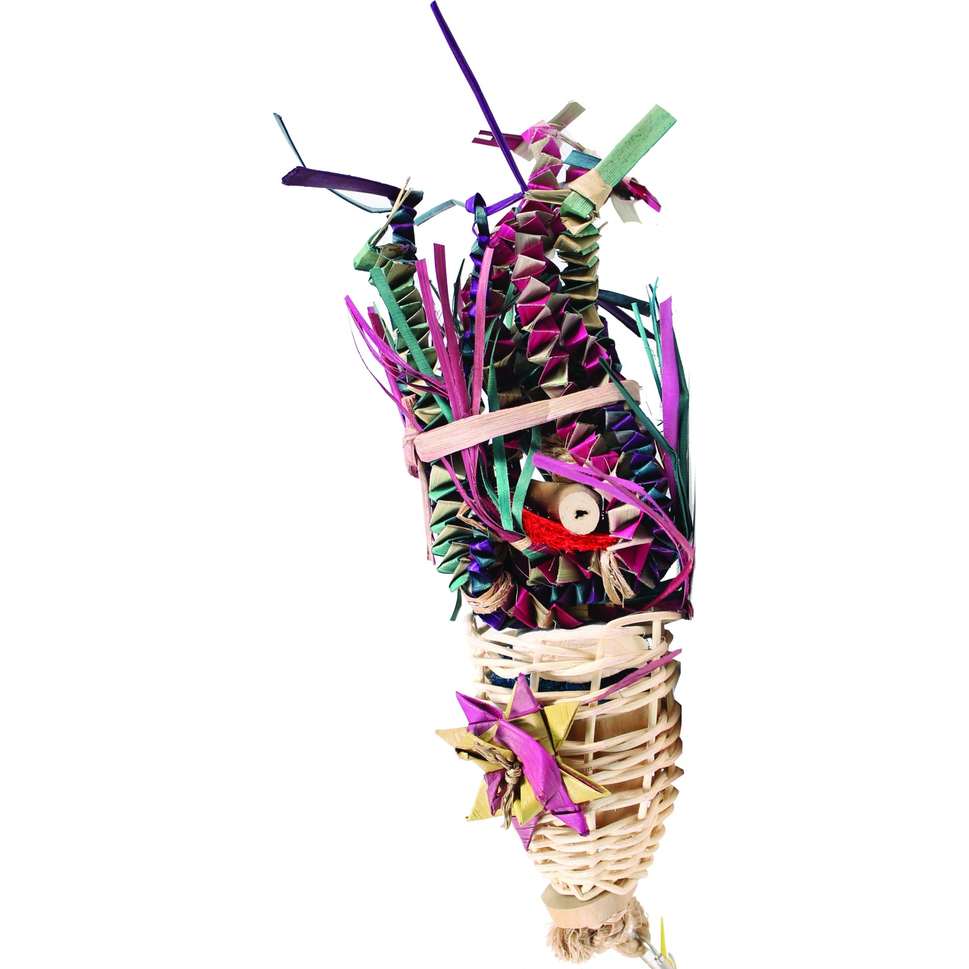 Java Wood Squiddy Bird Toy