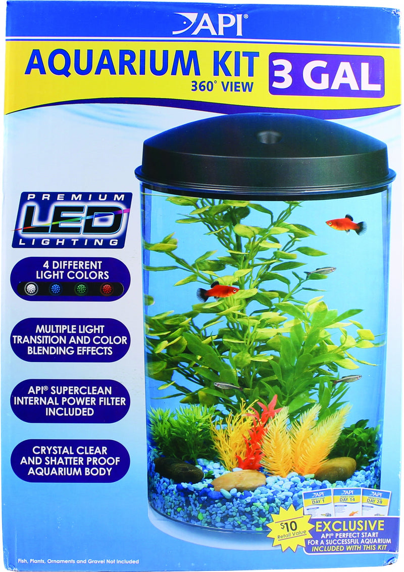 360 Degrees View Round Aquarium Kit