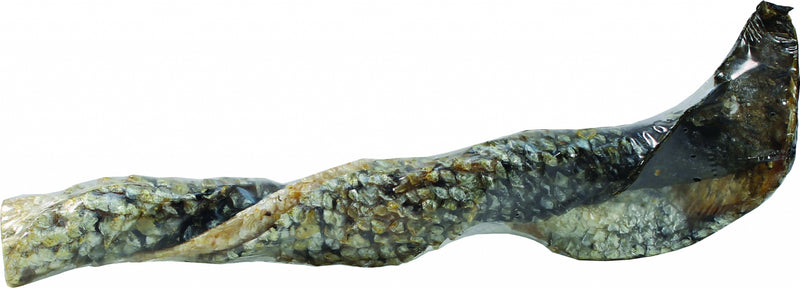 Barkworthies All Natural Salmon Skin Twists Dog Treat