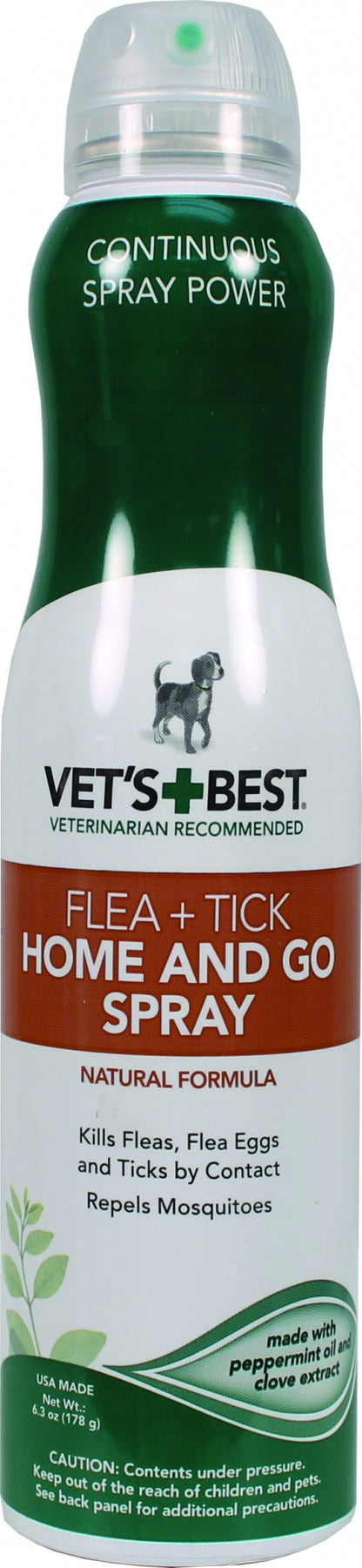 Vet's Best Flea And Tick Home & Go Spray