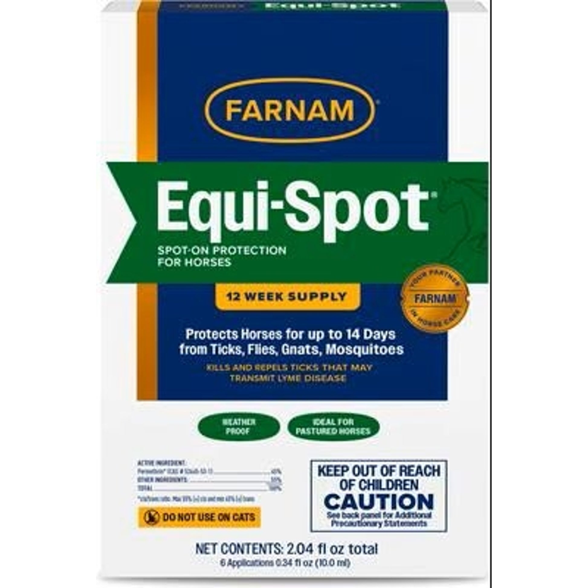 Equi Spot Spot-On Fly Control For Horses Stable