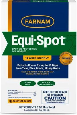 Equi Spot Spot-On Fly Control For Horses Stable