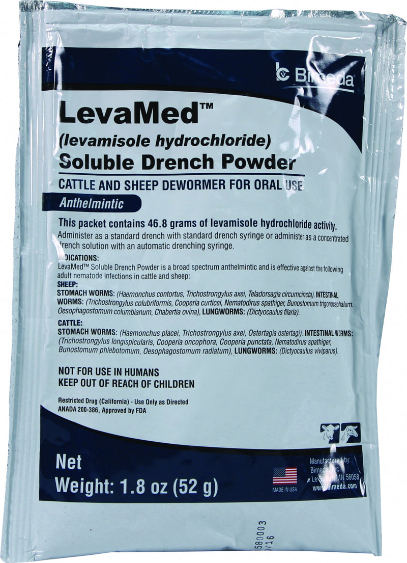 Bimeda LevaMed Soluble Drench Powder Dewormer