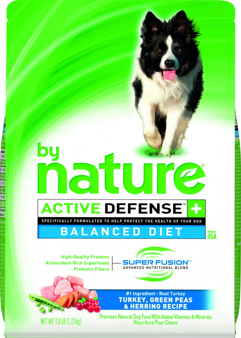 By Nature Balanced Diet Dry Dog Food - Turkey/Green Pea/Herring - 3.8 LB