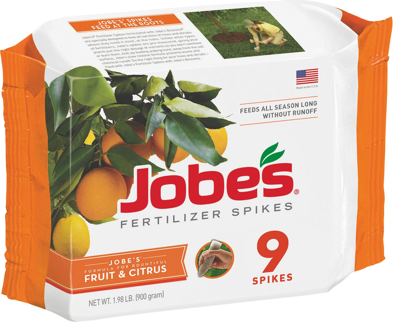 Jobe's Organics Fruit Tree Fertilizer Spikes