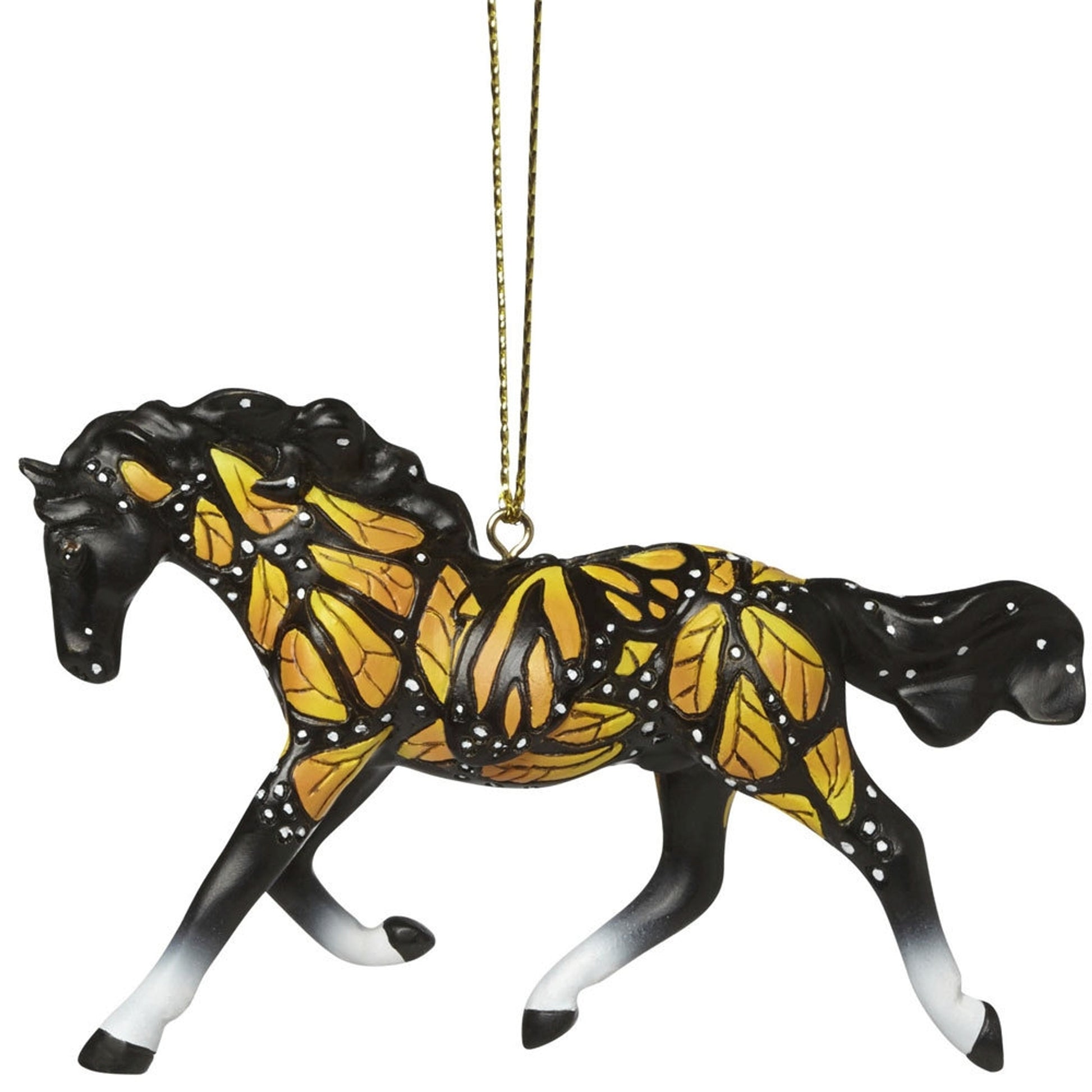 The Trail Of Painted Ponies Butterflies Run Free Ornament