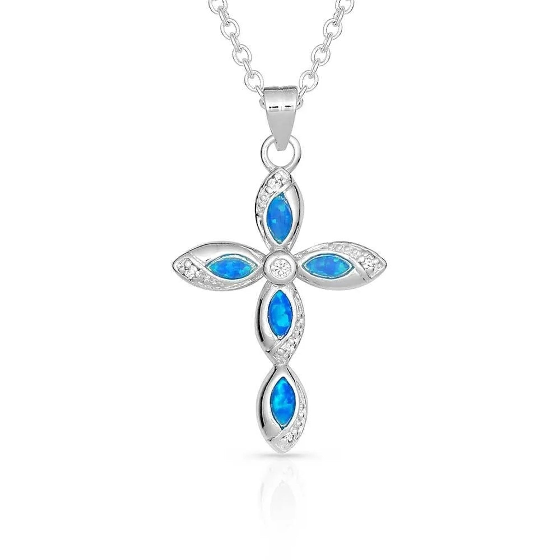 Montana Silversmiths River Lights Waters of Faith Necklace