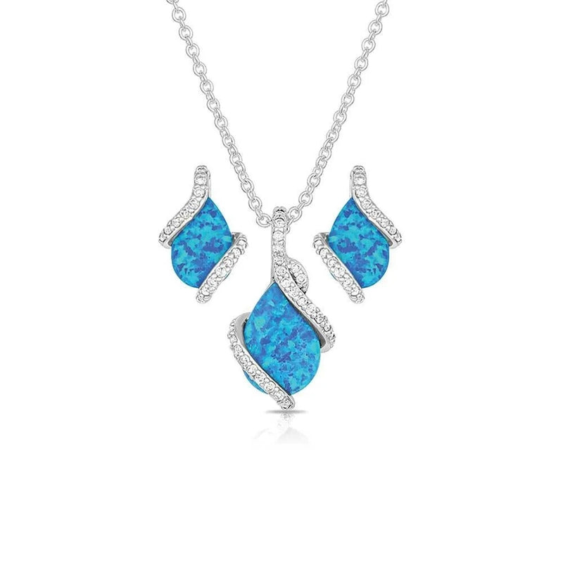 Montana Silversmiths River Lights Twin Paths Jewelry Set