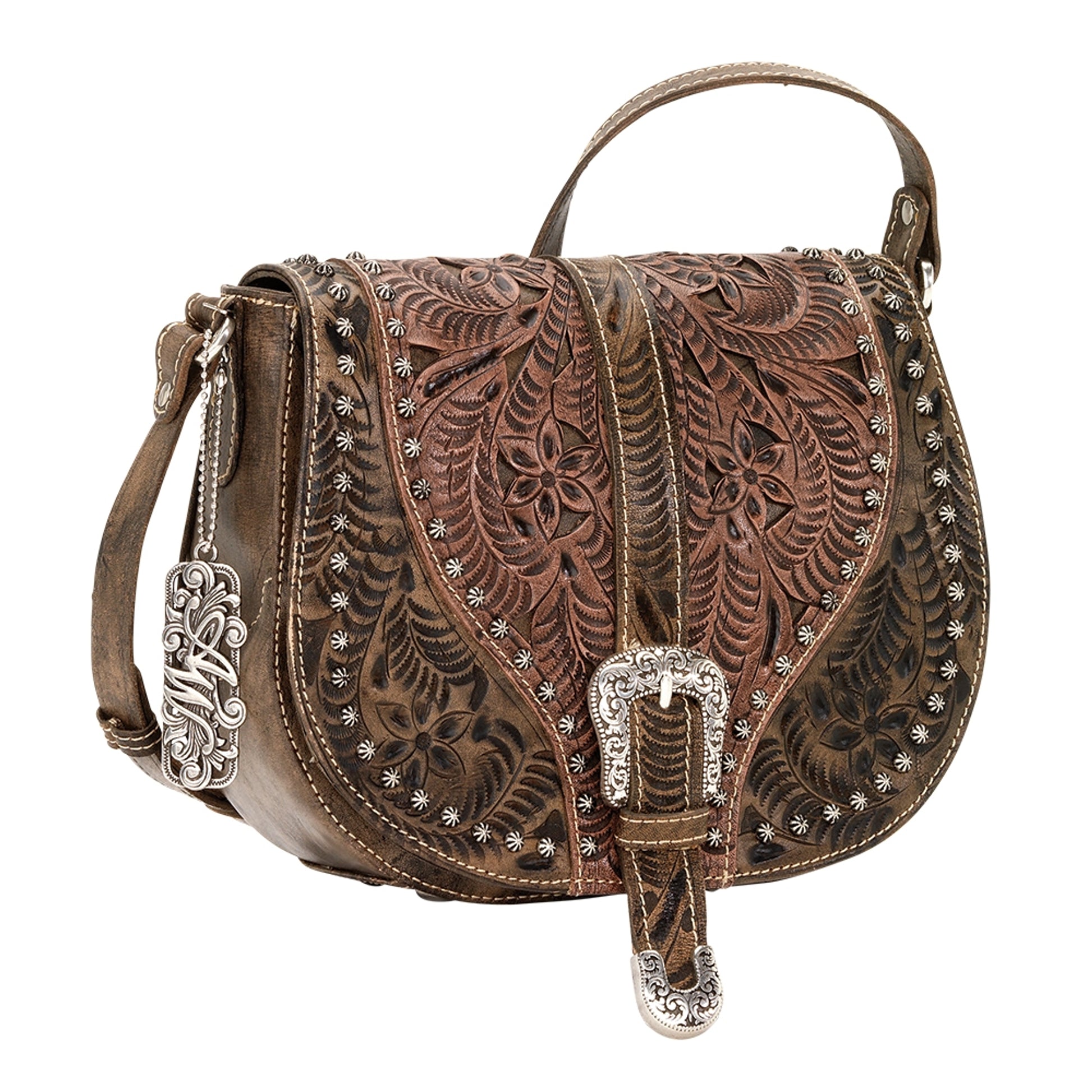 AMERICAN WEST Blazing Saddle Crossbody Bag - Dusty Rose