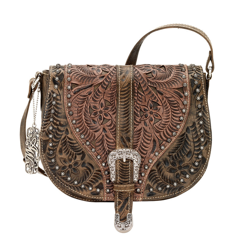 AMERICAN WEST Blazing Saddle Crossbody Bag - Dusty Rose
