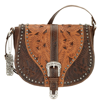 AMERICAN WEST Blazing Saddle Crossbody Bag - Dusty Rose