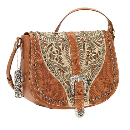 AMERICAN WEST Blazing Saddle Crossbody Bag - Dusty Rose