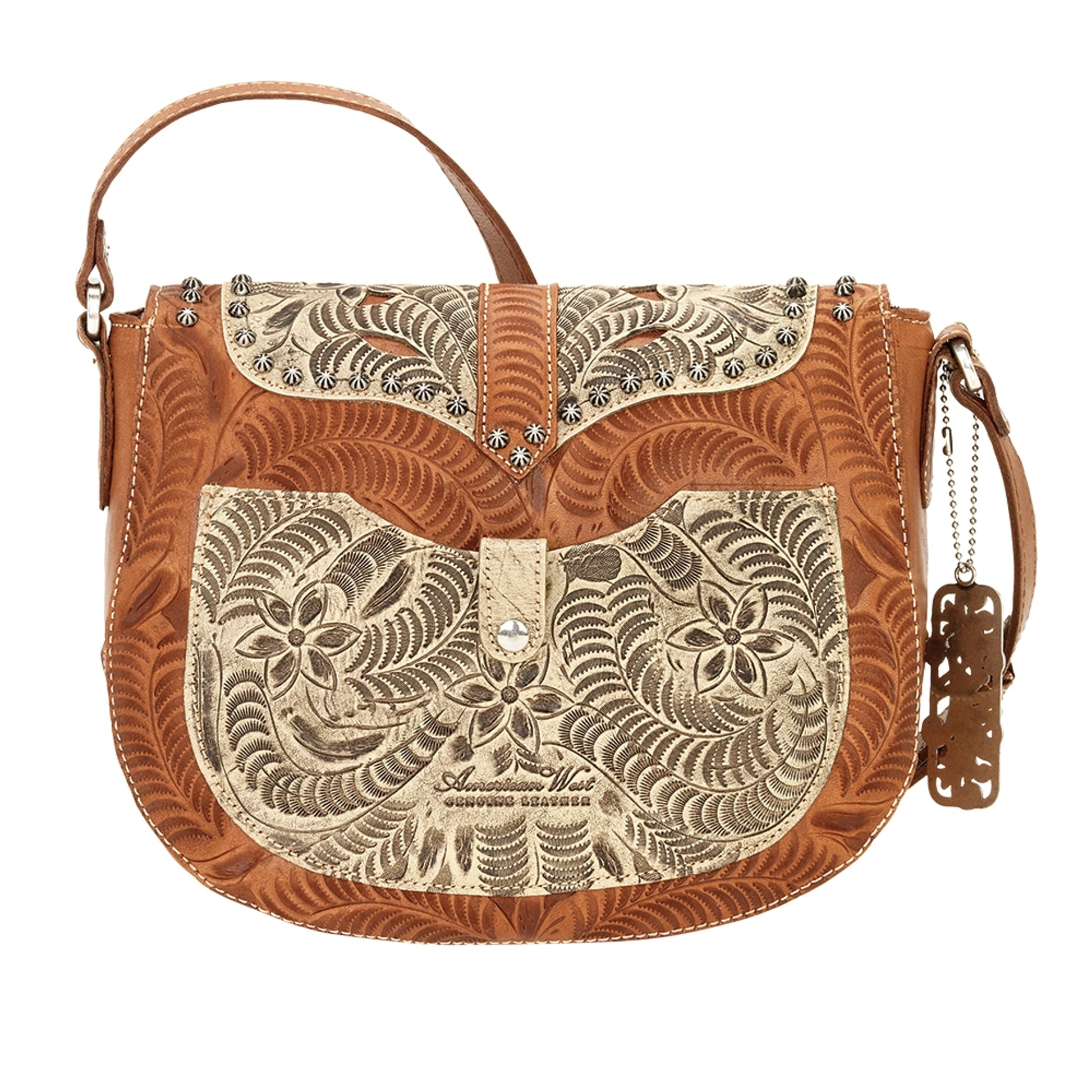 AMERICAN WEST Blazing Saddle Crossbody Bag - Dusty Rose