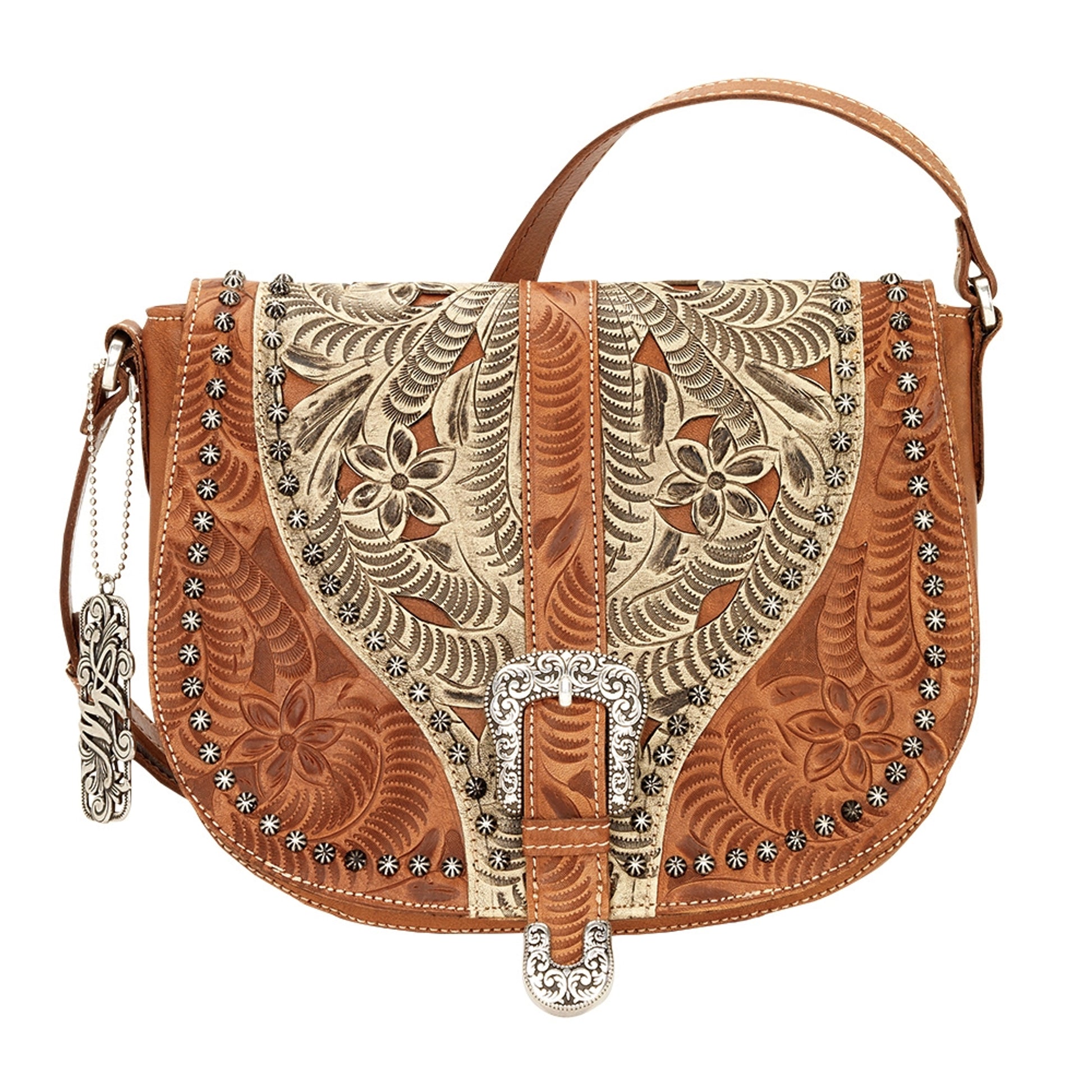 AMERICAN WEST Blazing Saddle Crossbody Bag - Dusty Rose