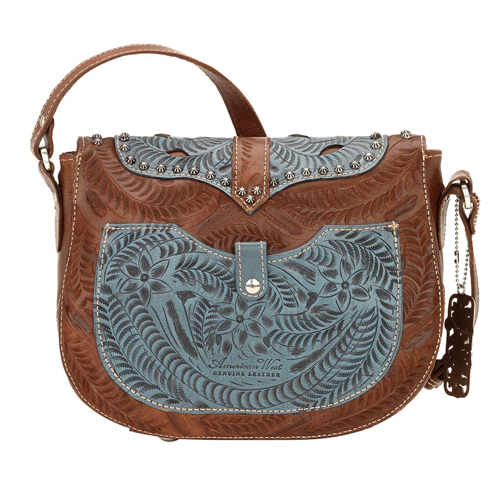 AMERICAN WEST Blazing Saddle Crossbody Bag - Dusty Rose