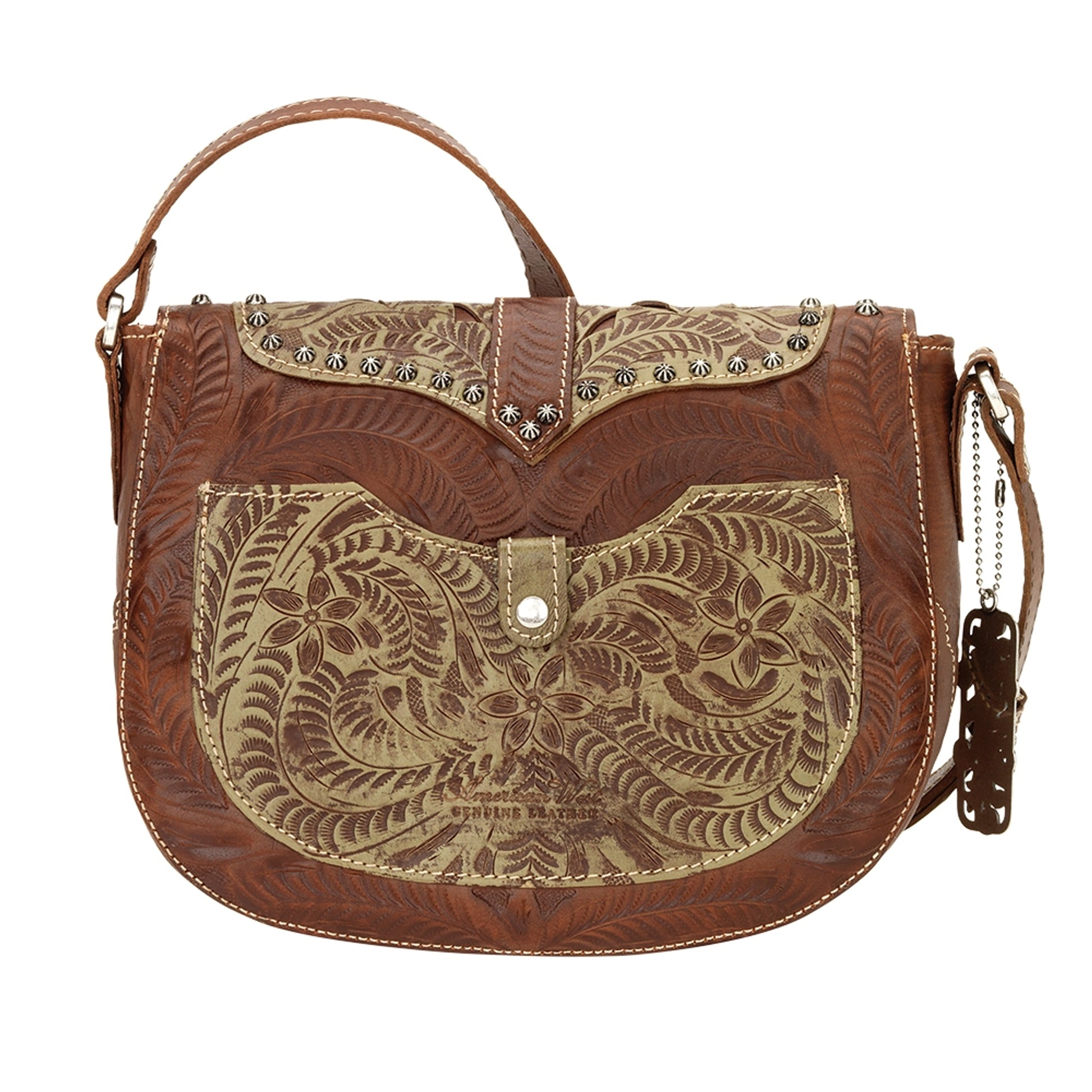 AMERICAN WEST Blazing Saddle Crossbody Bag - Dusty Rose