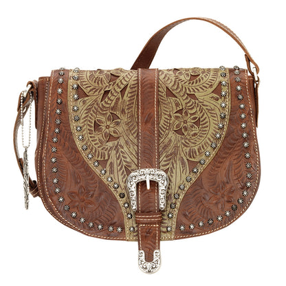 AMERICAN WEST Blazing Saddle Crossbody Bag - Dusty Rose