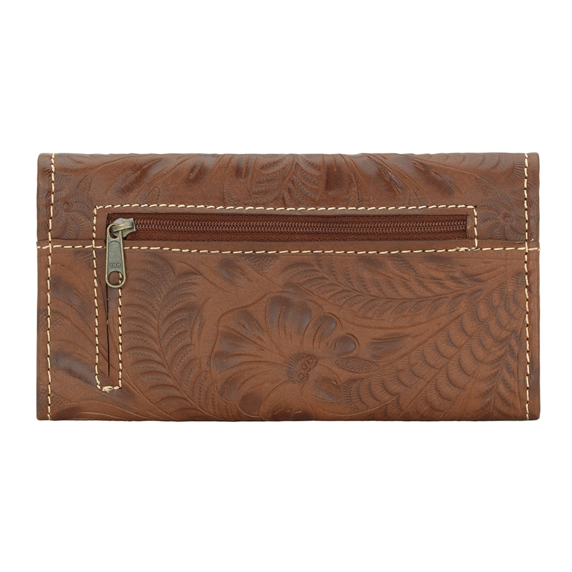 AMERICAN WEST Canyon Creek Tri-fold Wallet - Golden Tan