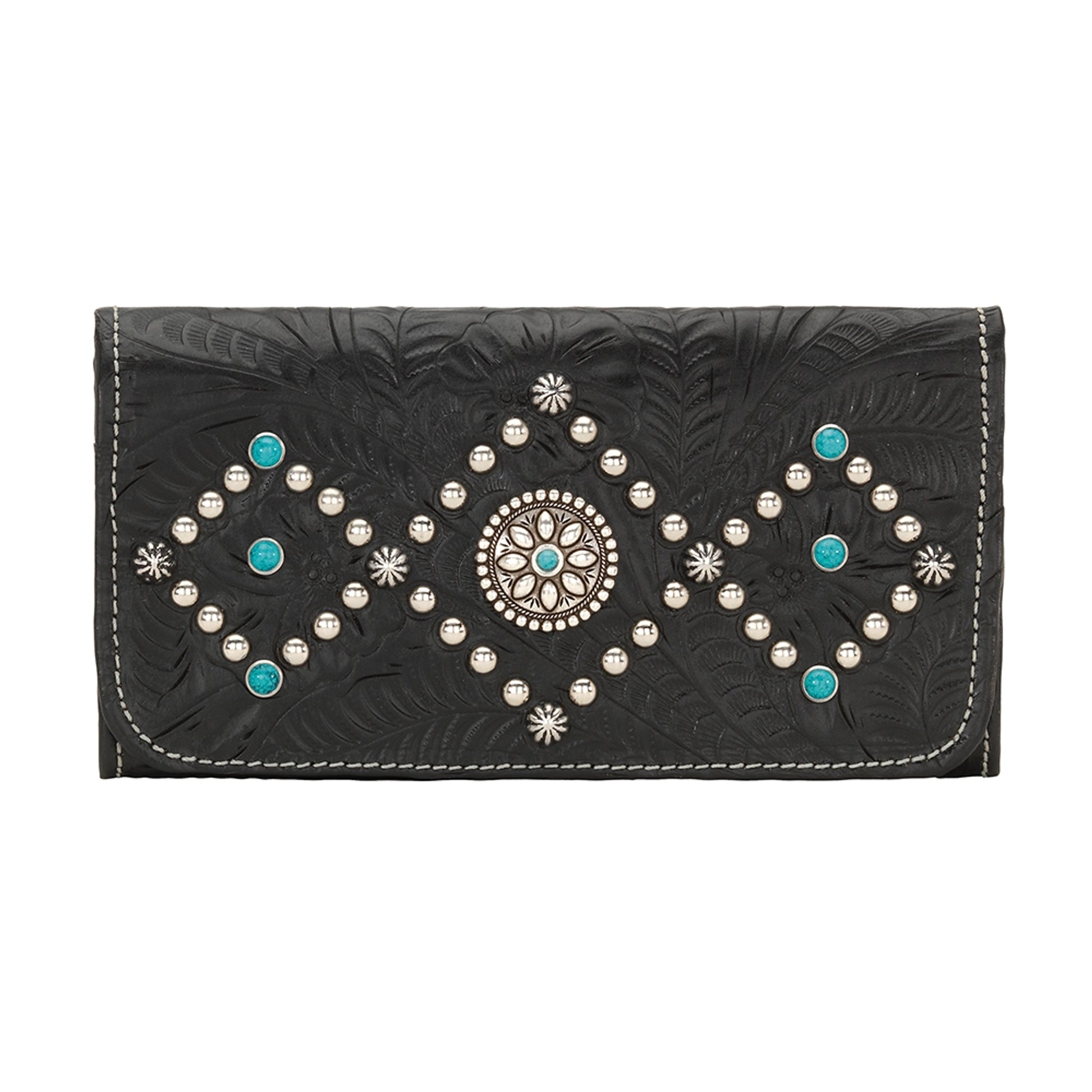 AMERICAN WEST Canyon Creek Tri-fold Wallet - Golden Tan