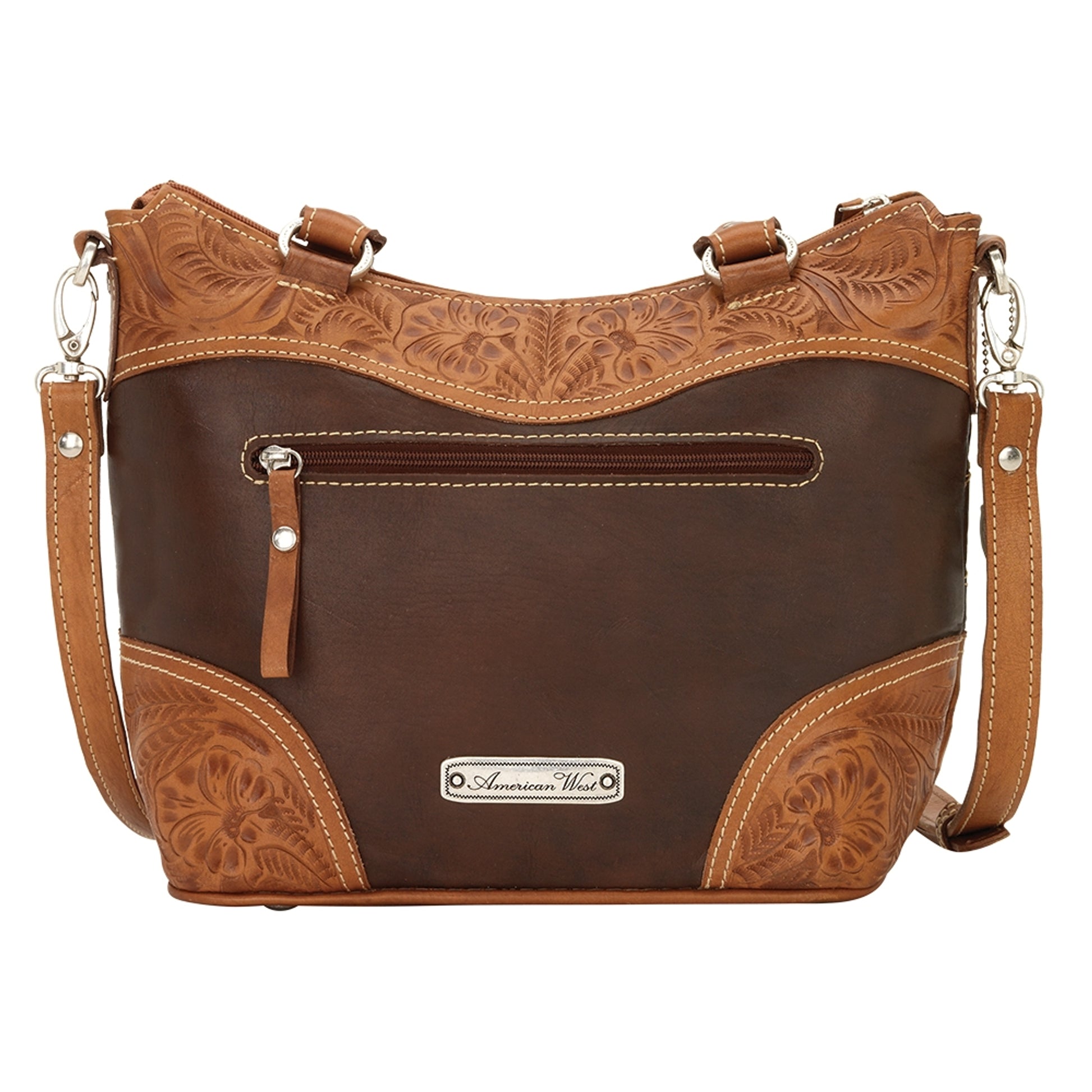 AMERICAN WEST Chestnut Ridge Convertible Zip-Top Bucket Tote