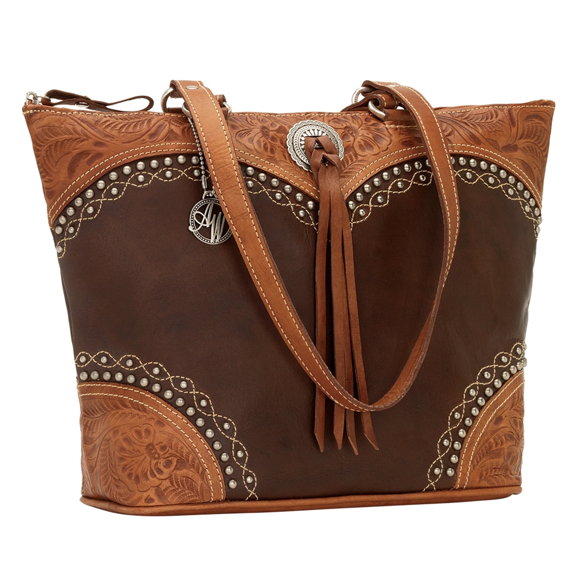AMERICAN WEST Chestnut Ridge Zip-Top Bucket Tote