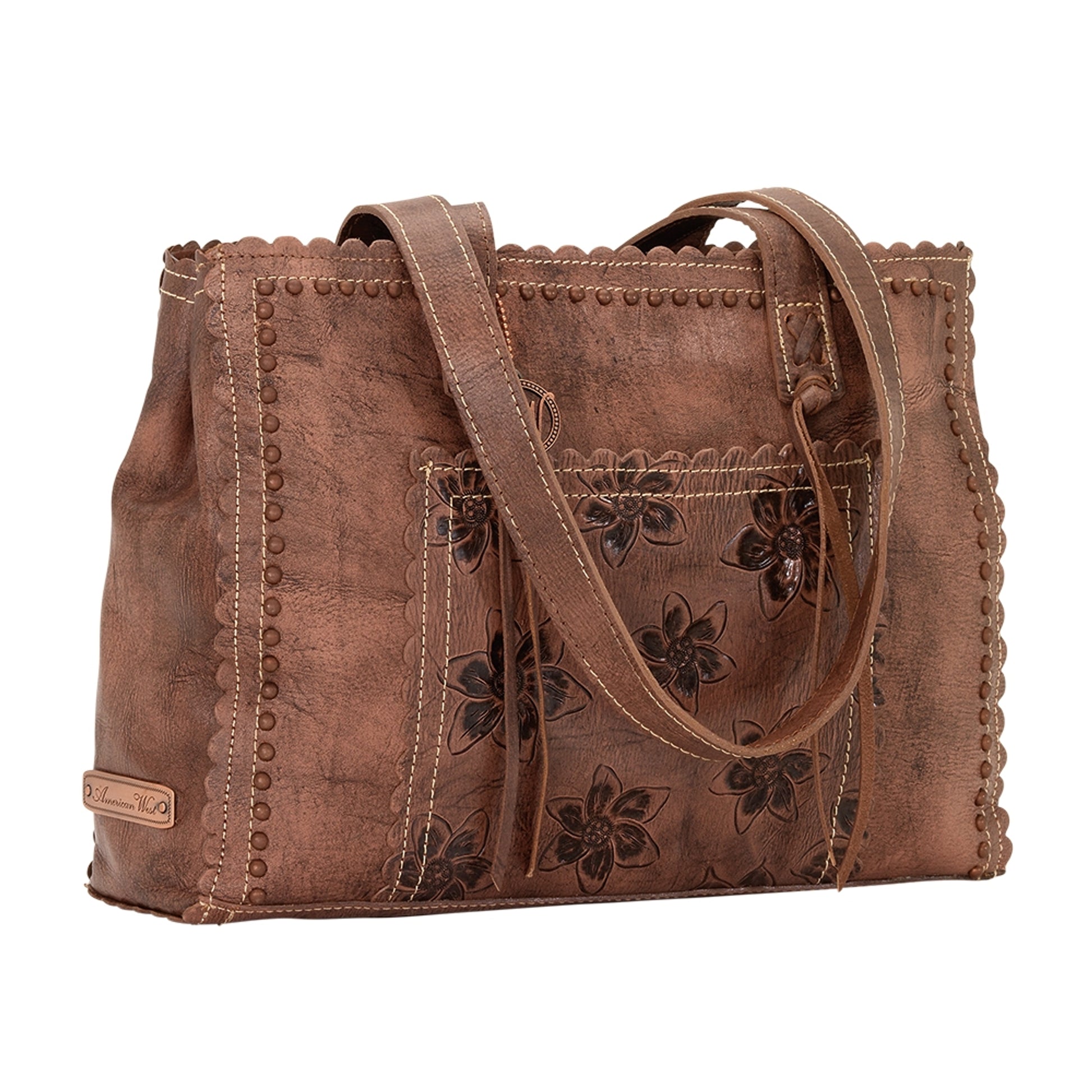 AMERICAN WEST Flower Child Shopper Tote - Dusty Rose