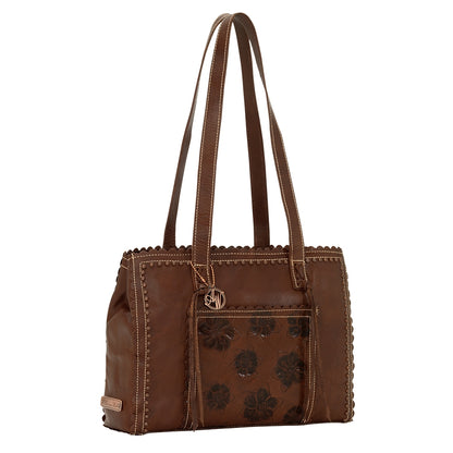 AMERICAN WEST Flower Child Shopper Tote - Dusty Rose