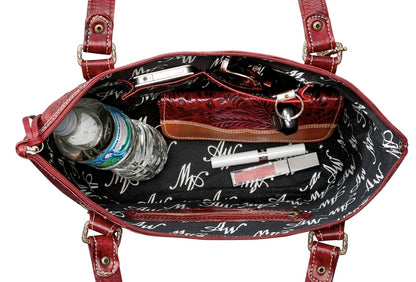 AMERICAN WEST Heart of Gold Zip Top Bucket Tote