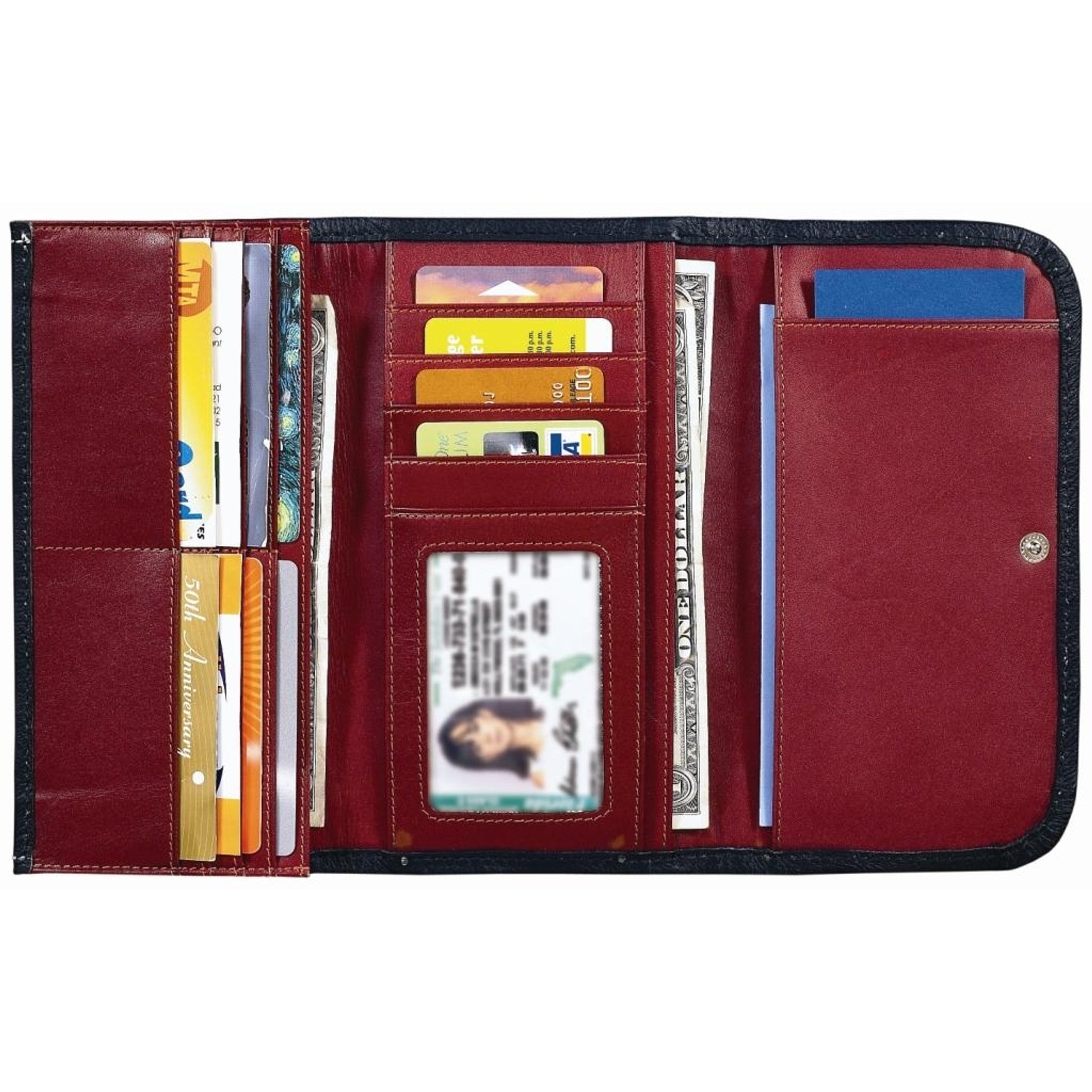 AMERICAN WEST Rosewood Tri-Fold Wallet