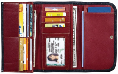 AMERICAN WEST Rosewood Tri-Fold Wallet