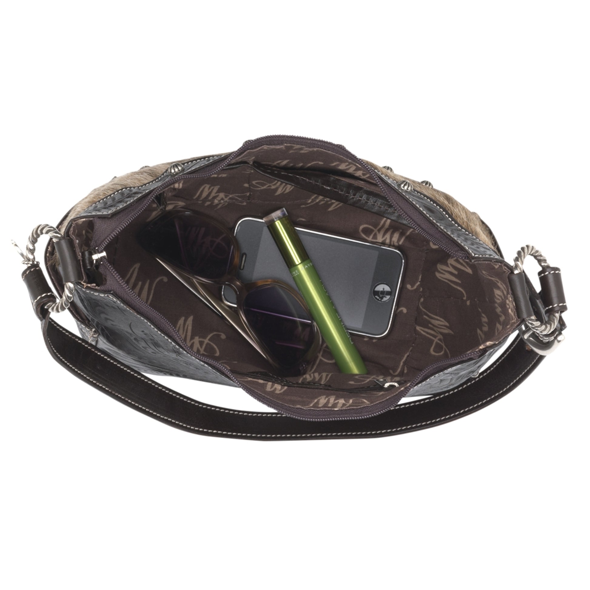 AMERICAN WEST Rosewood Zip-Top Everyday Hobo Bag