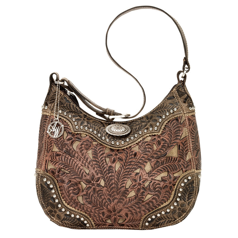 AMERICAN WEST Rosewood Zip-Top Everyday Hobo Bag