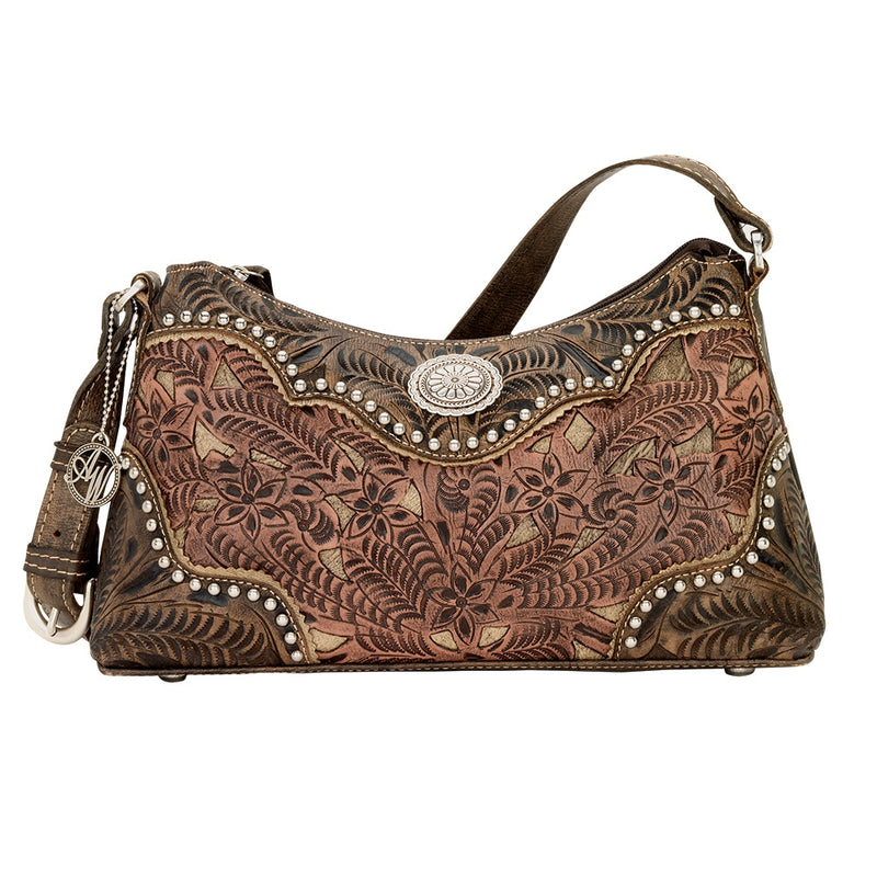 AMERICAN WEST Rosewood Zip-Top Shoulder Bag