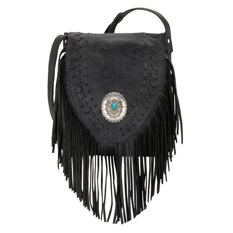 AMERICAN WEST Seminole Soft Crossbody Fringe Bag