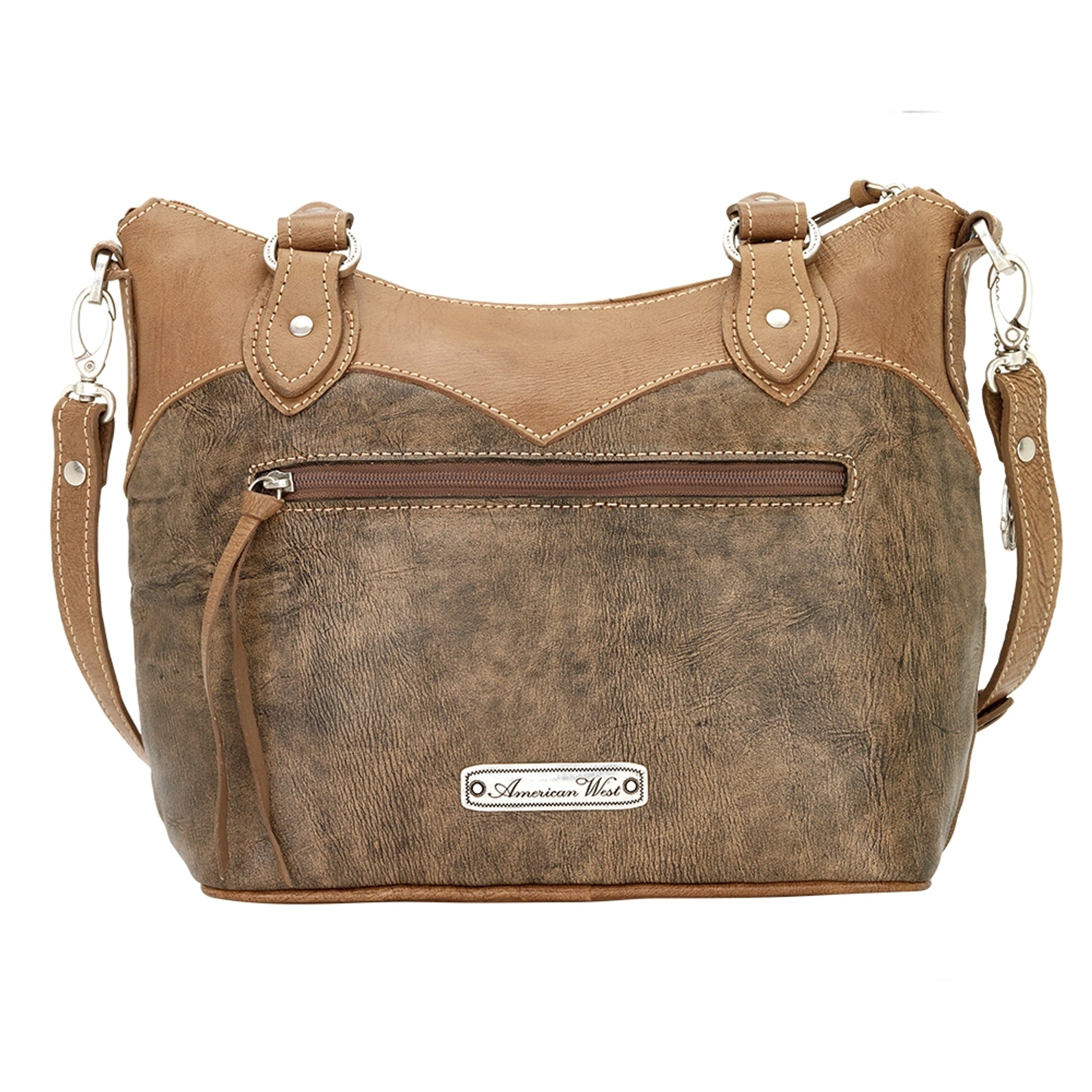 AMERICAN WEST Sierra Convertible Zip Top Bucket Tote