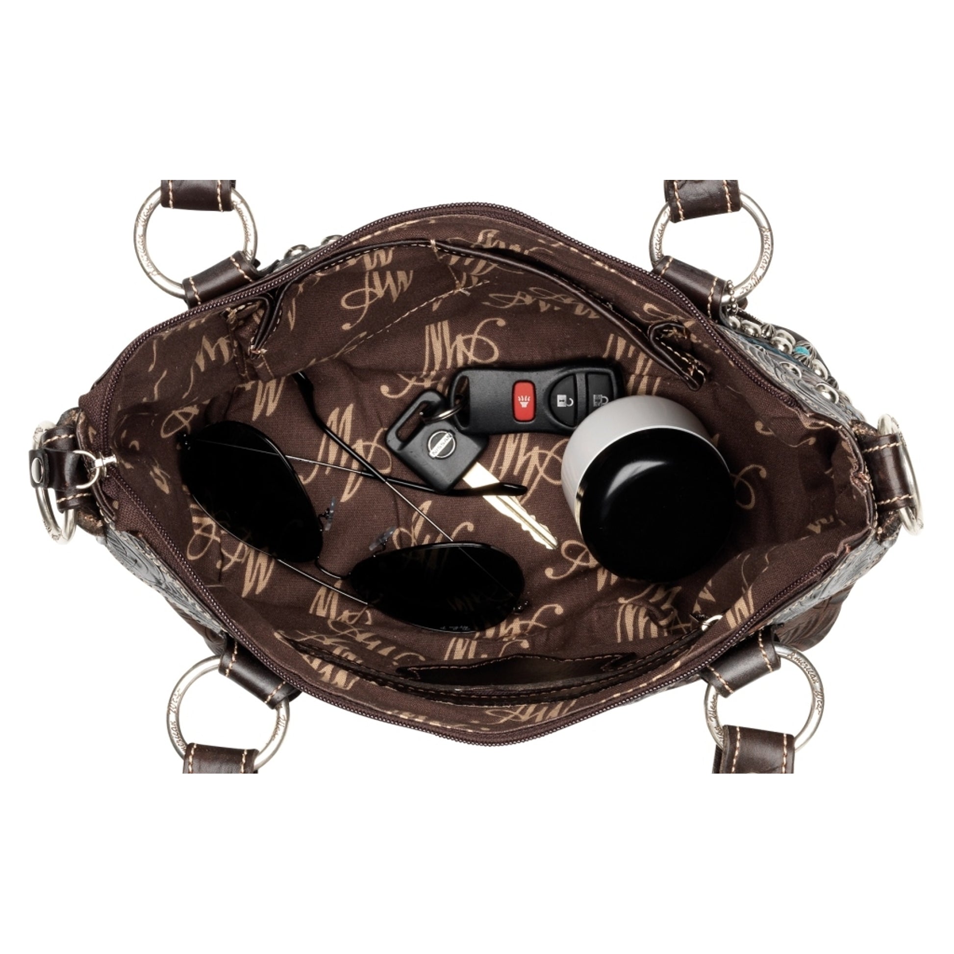 AMERICAN WEST Sierra Convertible Zip Top Bucket Tote