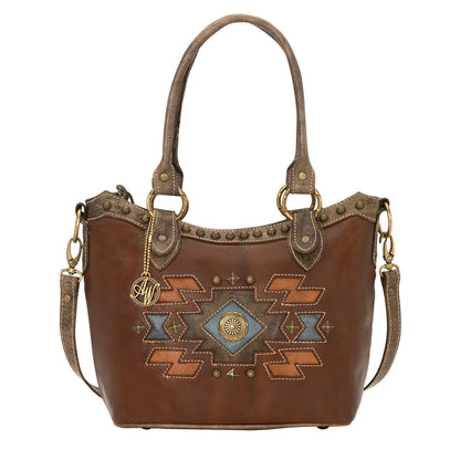 AMERICAN WEST Zuni Passage Convertible Zip Top Bucket Tote