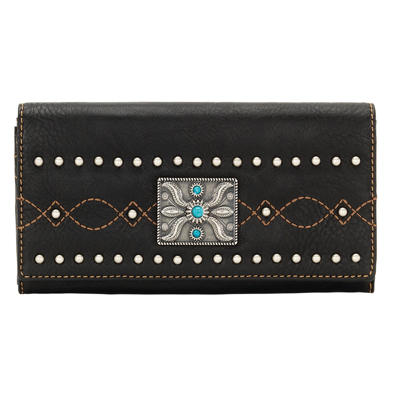 Bandana Black Canyon Flap Wallet