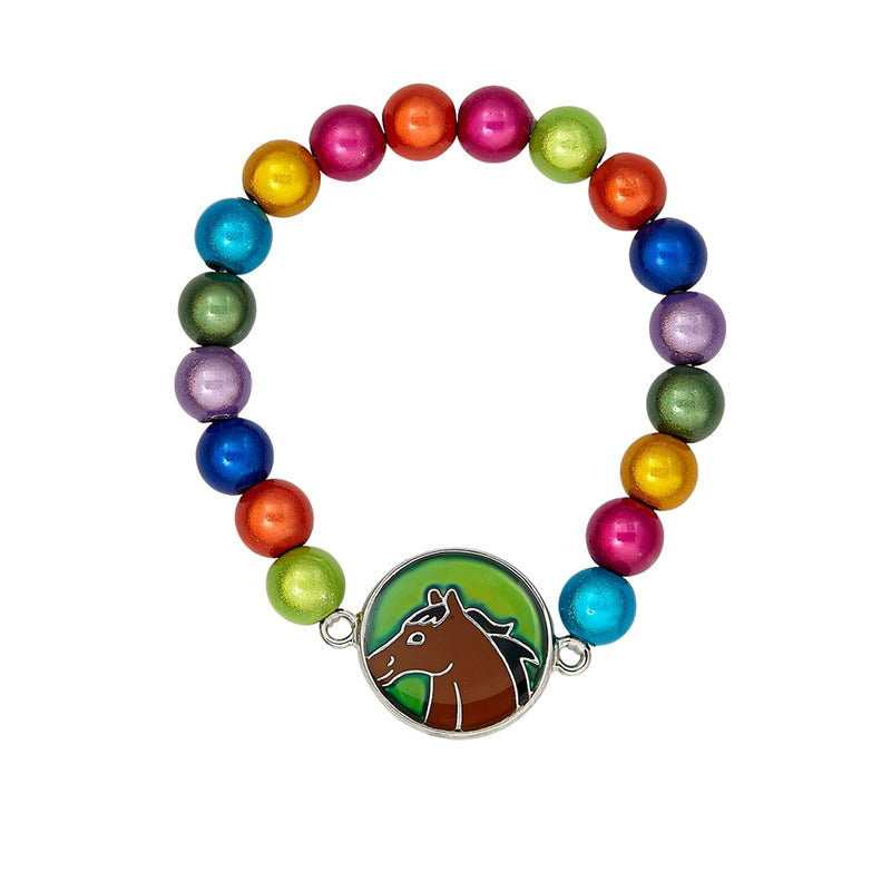 Kids Horse Head Mood Bracelet