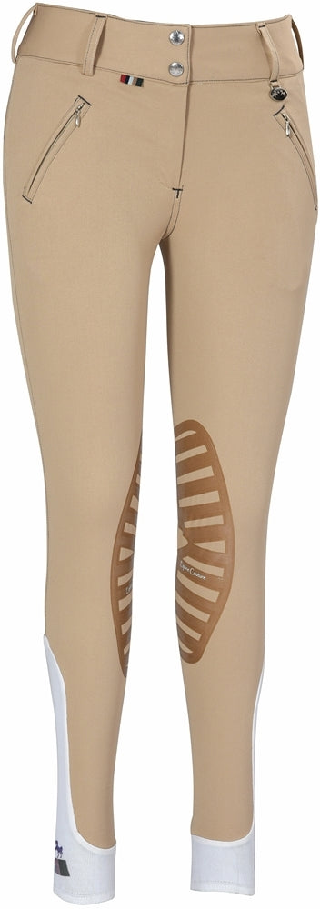 Equine Couture Ladies Beatta Silicone Knee Patch Breeches